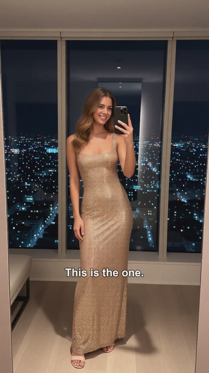 Aurelie dress try-on video | LUXYWEARS