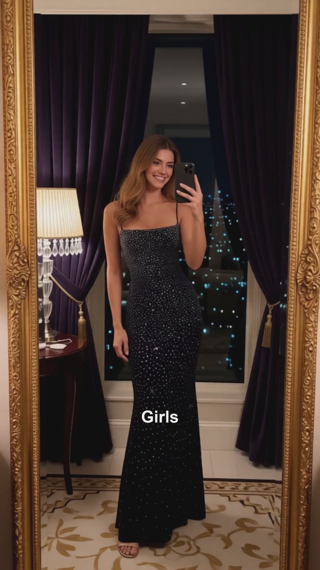 Estelle dress try-on video | LUXYWEARS