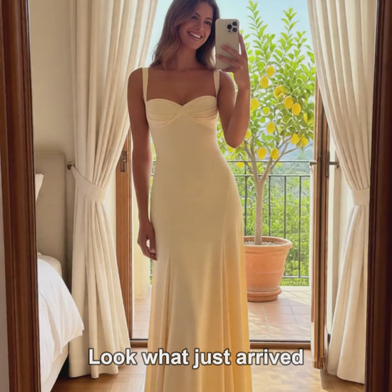 Clementine dress try-on video | LUXYWEARS