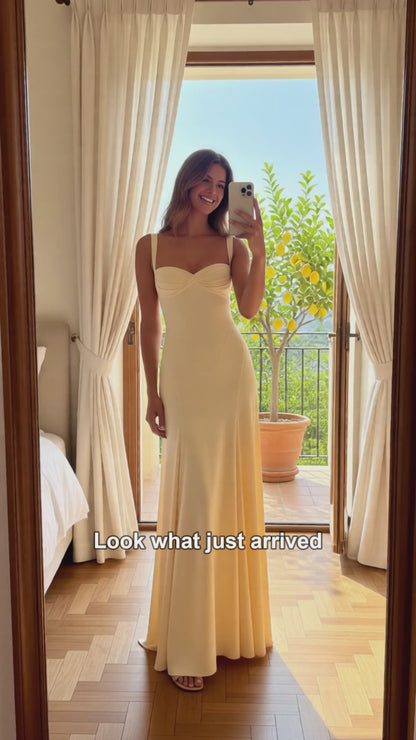 Clementine dress try-on video | LUXYWEARS